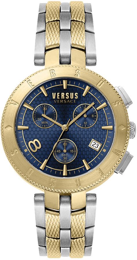 orologio uomo versus versace logo s7607 chrono|VERSUS VERSACE Logo Gent Chrono Bracelet Watch.